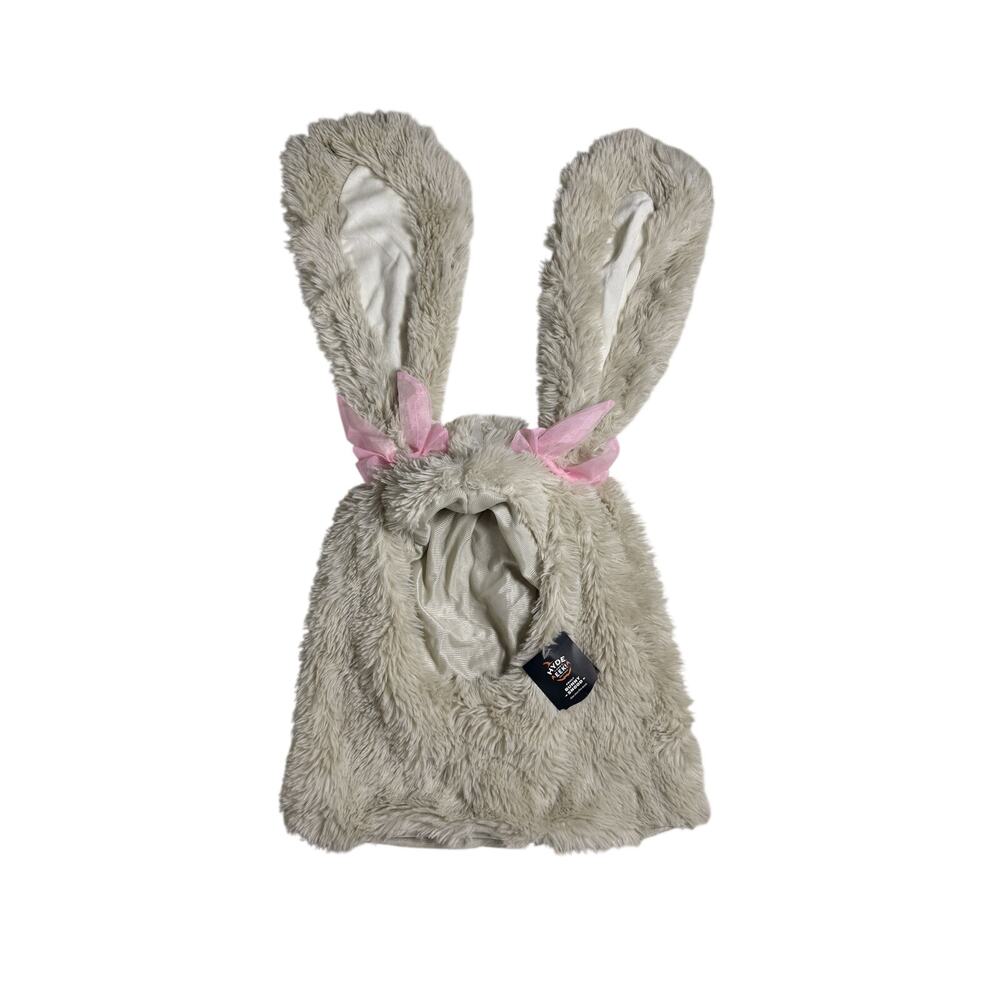 Hyde & EEK Adult Bunny Snood Hood Light Brown One Size Halloween New